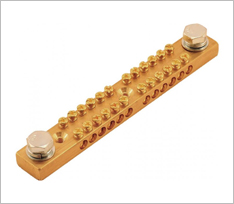 1 x M8 Stude Each End 12 Pole Brass Neutral Links