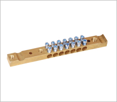Double Hole Row Brass Neutral Links